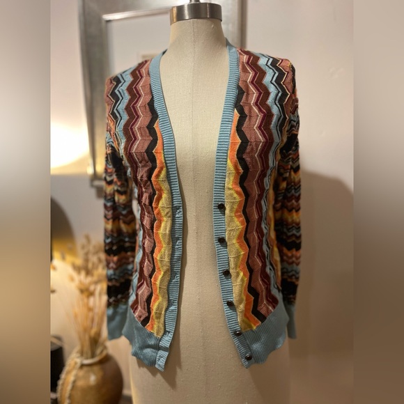 Missoni for Target Women's Colore Zig Zag Cardigan Sweater Large - Picture 4 of 7